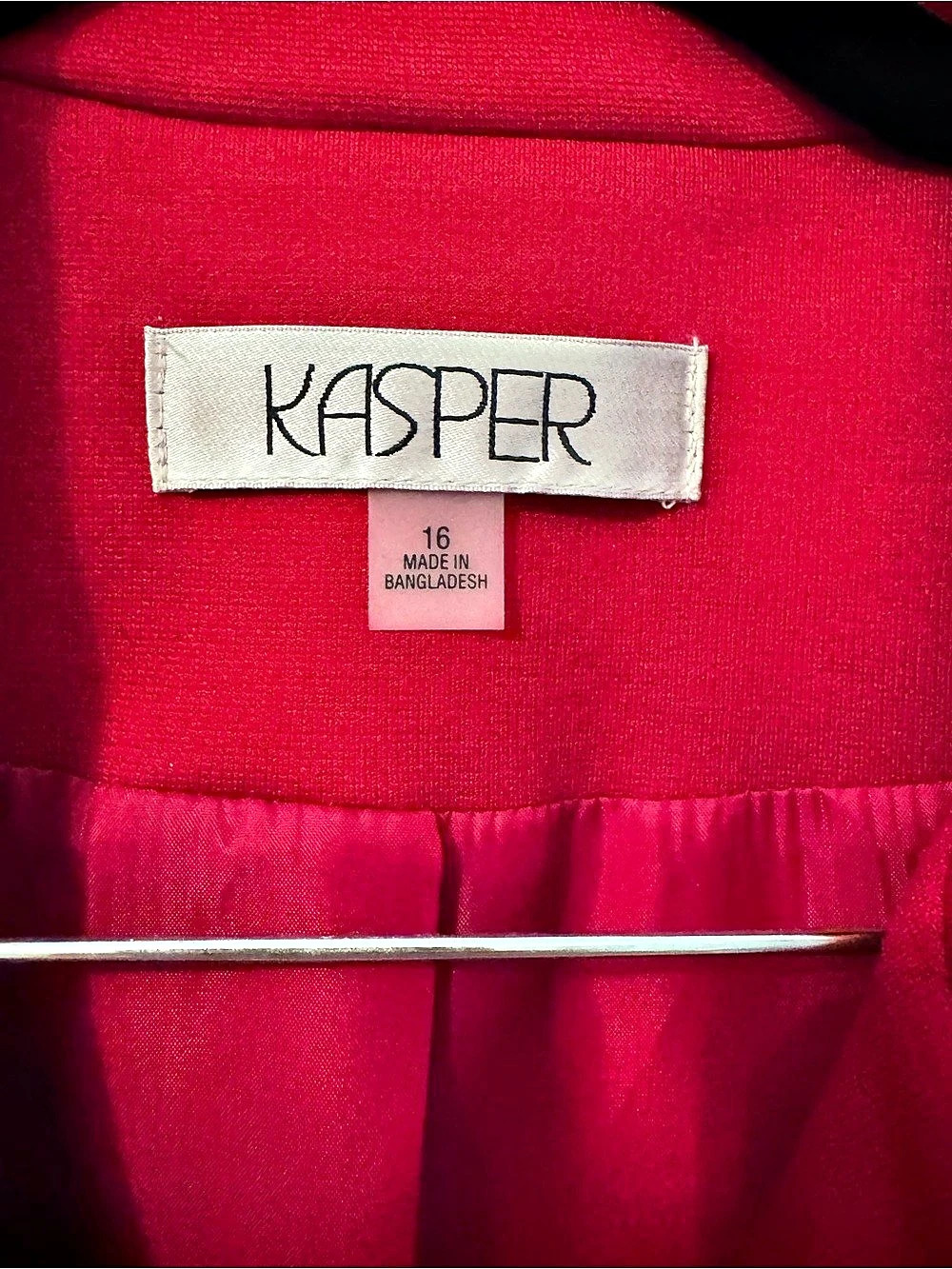 Kasper Women's Blazer in Pink Size 16 Like New - Picture 3 of 3